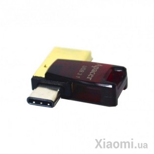 USB флеш накопитель Xiaomi Apacer 64GB AH180 Red Type-C Dual USB 3.1 (AP64GAH180R-1)